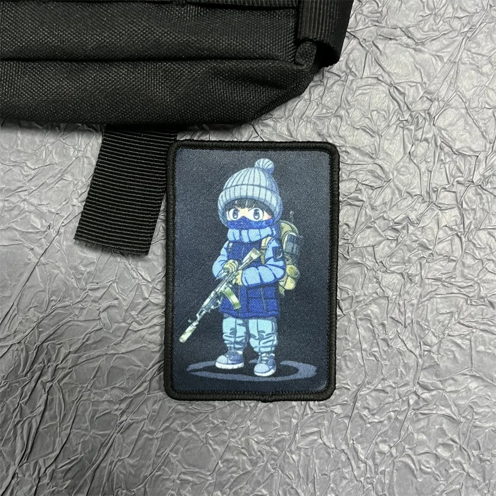 Real Special Forces Printed Stickers for Clothes Hook and Loop Patches Backpack Military Tactical Patch Outdoor Equipment Emblem