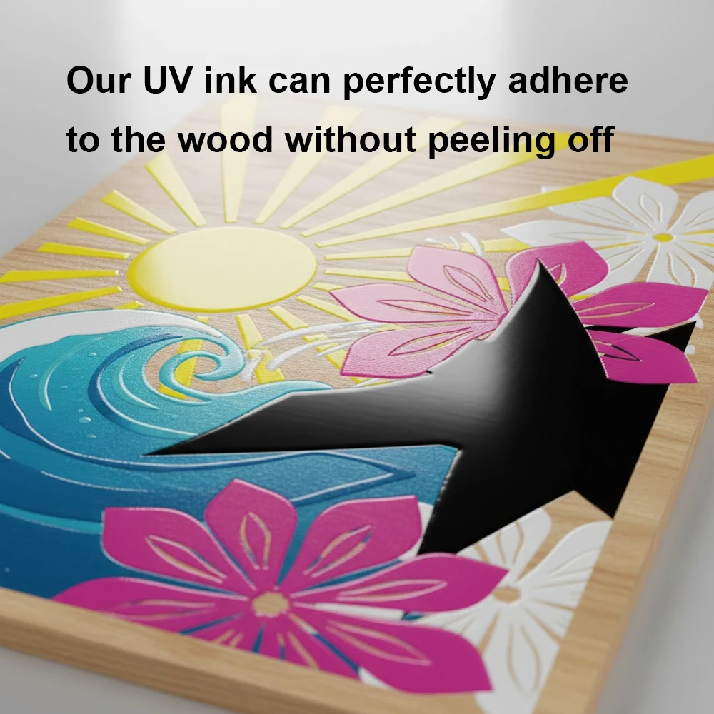 250ML*5 LED UV Curing Ink For Epson 1390 L800 1400 1410 1430 1500W R290 R330 L805 L1800 Printer UV Ink For All UV Printer