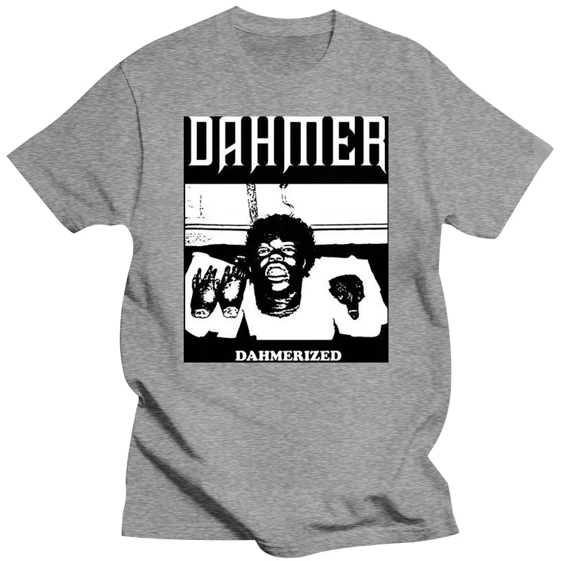 Dahmer V2 Dahmerized Tops Tee T Shirt Black Metal Grindcore All Sizes S-5XL Casual Plus Size T-Shirt