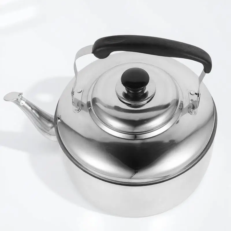 

6L Stainless Steel Whistling Kettle Large Capacity Sounding Pot For Gas Induction Cooker Household Heating Water Kettle Kitchen