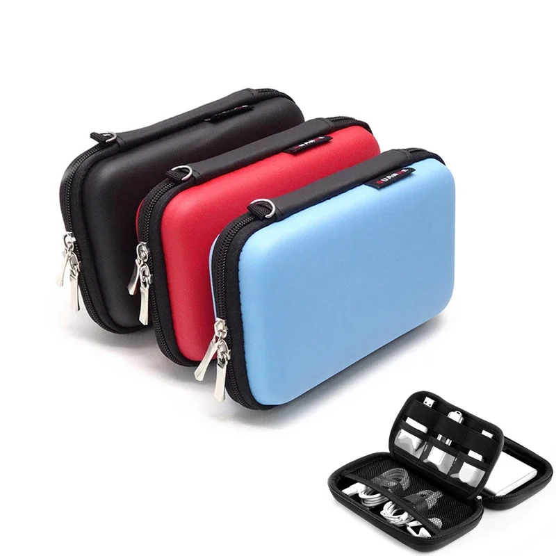 USB Cable Organizer Pouch Electronic Accessories Carry Case Portable Waterproof Layers Cable Storage Bag for Cord charger phone