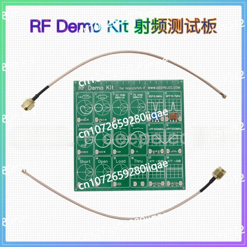 

RF Demo Kit NanoVNA RF Test Board, Vector Mesh Test, Filter, Attenuator