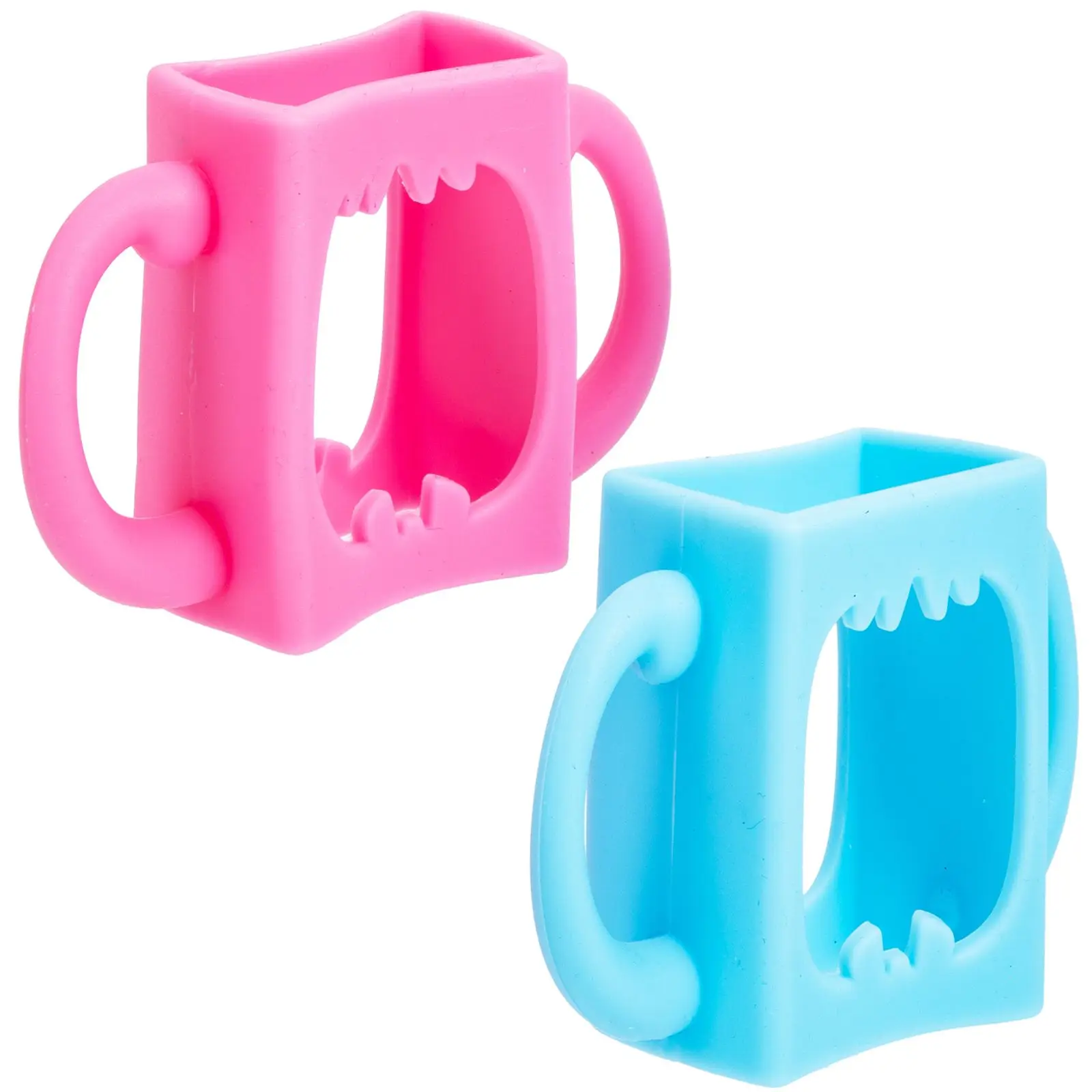 

4 Pcs Baby Bottle Protector Silicone Heat Resistant Insulated Cover Handles for Newborn Feeding essentials bottle