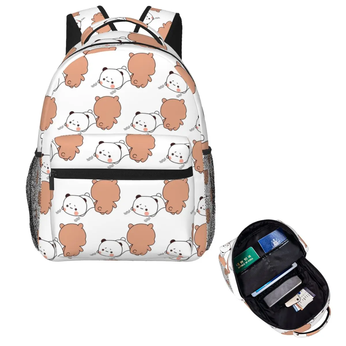 

Dudu Is In Trouble With Bubu Student Backpack School Bag Hiking Travel Daypack for Boys Girls Fashion Bookbag Shoulder Bags