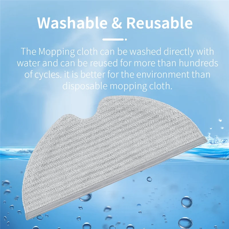 8 sztuk akcesoria zamienne do Xiaomi Mi Vacuum Mop 2 STYTJ03ZHM odkurzacz robot główna szczotka boczna filtr ściereczka do mopa