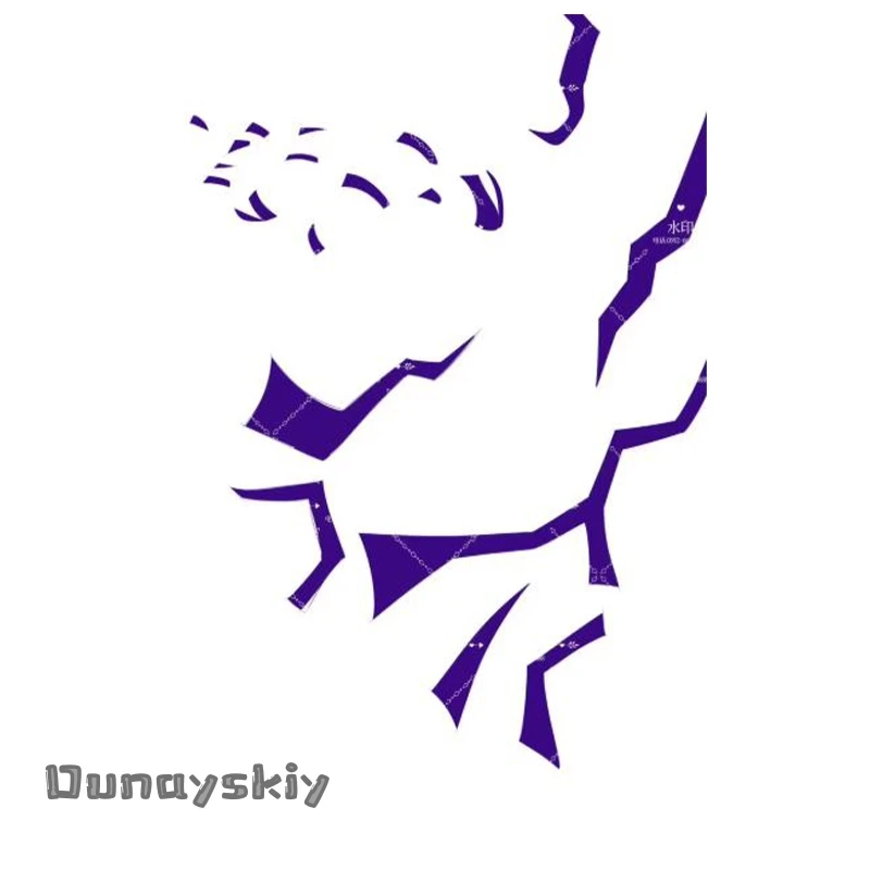 Anime Film Dämon Jinu Kostüm Cosplay Jinu Saja Junge Kostüm Full Set Tattoo 4 stücke Wasserdichte Tatoos Kpop Gruppe Korea Aufkleber