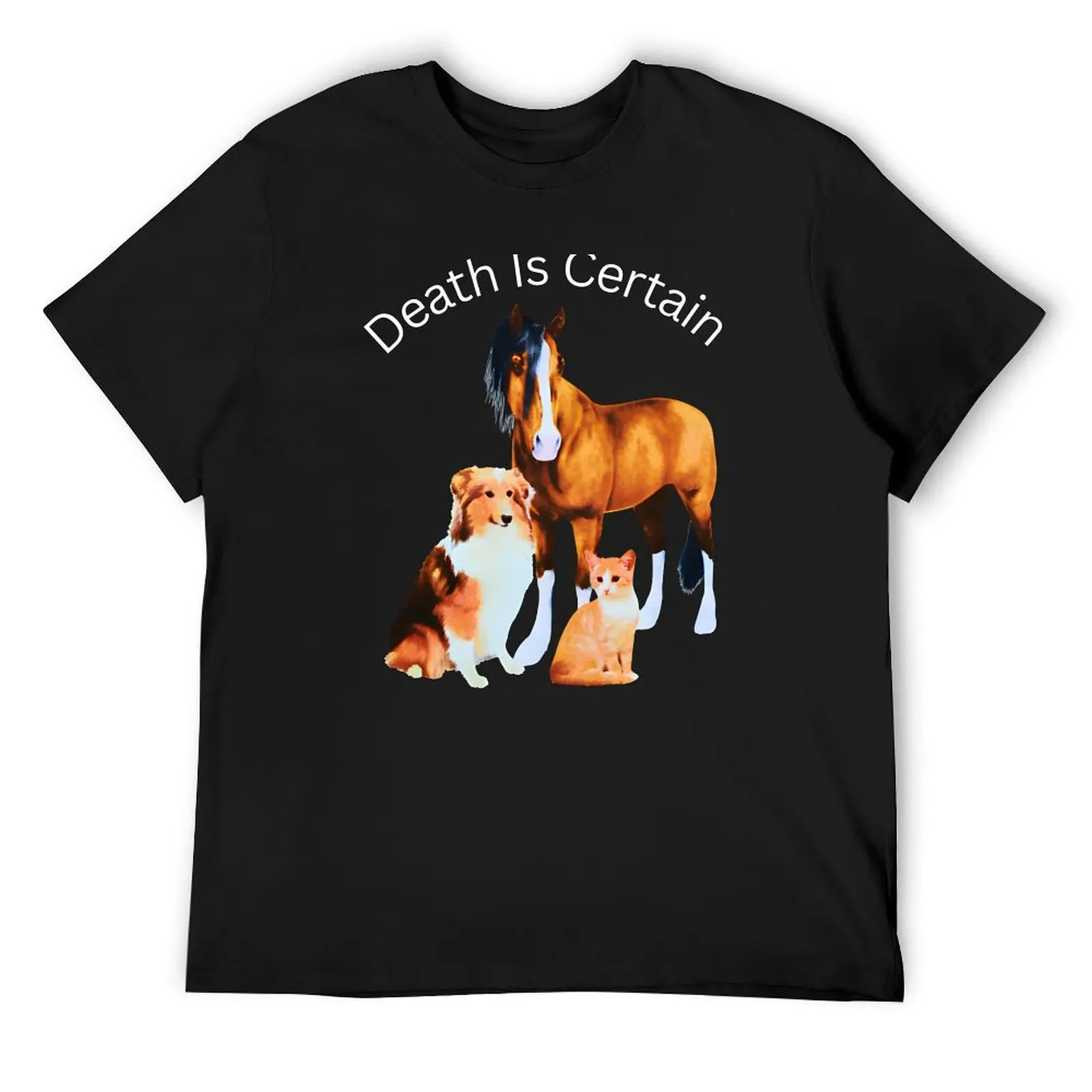 Death Is Certain T-Shirt graphic t shirt vintage vintage anime shirt mens clothes