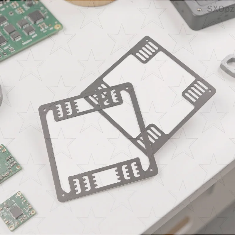 Suporte de conversão de ventilador 9cm a 12cm pode ser usado para axp100 e outras parafusos de 9cm de calor fixo em liga de alumínio