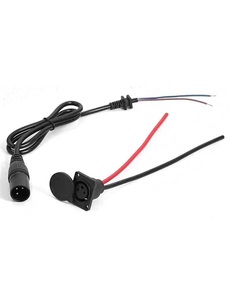 AliExpress LCQPTW 3pin Charge Connector For Electric Scooter E-Bike Male Female Charging Plug Interface Cable Universal Charging Port PVC Part