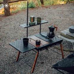 WOOKOO Outdoor Phantom IGT Folding Table, Lightweight Camping Portable Blackout Expandable Module Combination Table