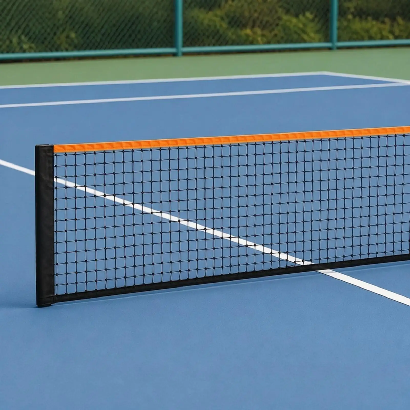 Adjustable Kids Tennis Training Net for Youth Players Indoor Outdoor Use Lightweight PE Mesh Net with Metal Eyelets