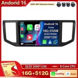Android 16 Car Radio Multimedia Player For VW Crafter Man Tge 2017 2018 2019 2020 Auto Carplay Car Stereo DSP wifi+4G Ai voice