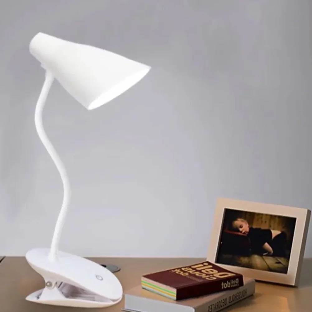 كليب على للطي العناية بالعين الجدول مصباح شاشة تعمل باللمس قابل للتعديل LED القراءة مصباح المحمولة سطح المكتب مكتب ضوء USB كليب على مكتب الخفيفة