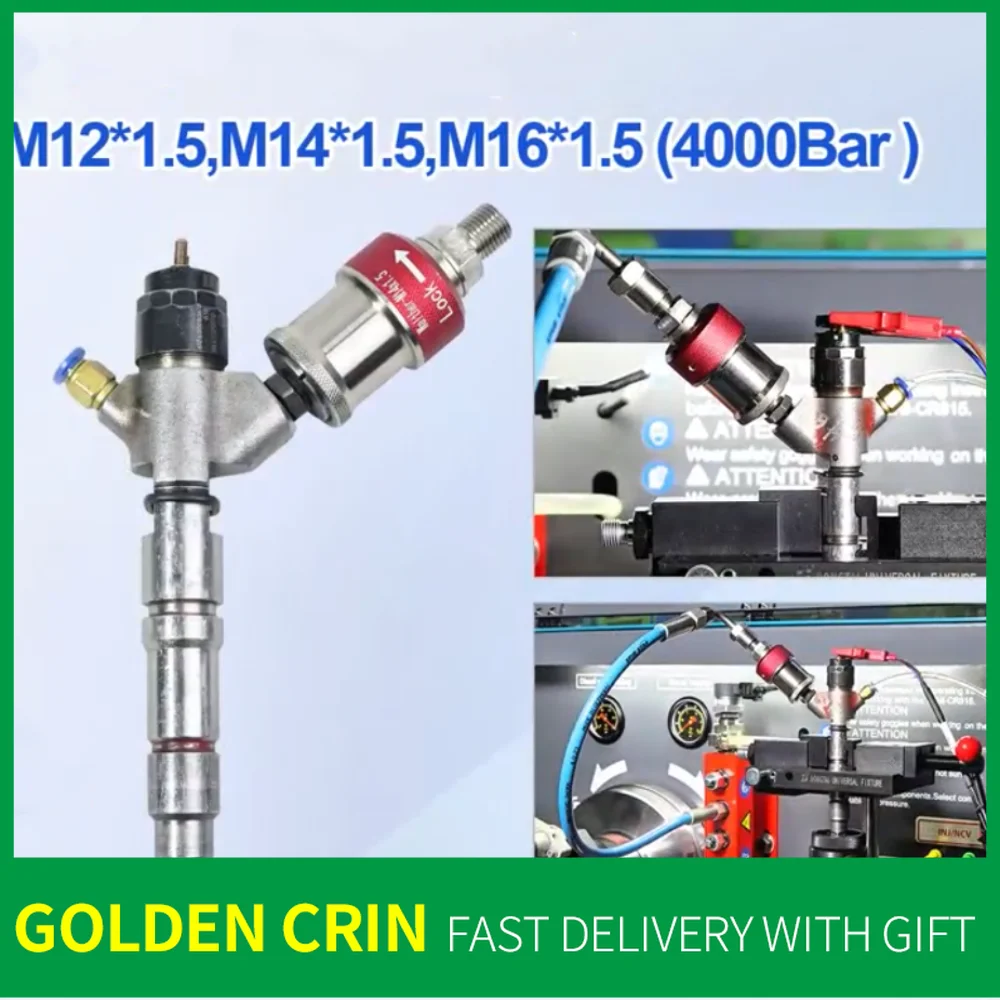 

CRIN Diesel Common Rail Injector Adaptor 400Mpa Quick Connector Fuel Nozzle Self Locking Joint Repair Tools