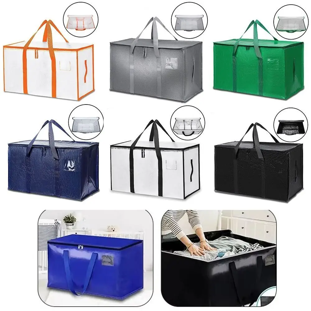 תיק עם ידית מתקפלת חדשה בנפח גדול, חיסכון במקום, תיק נסיעות עמיד למים ומגוון שימושים