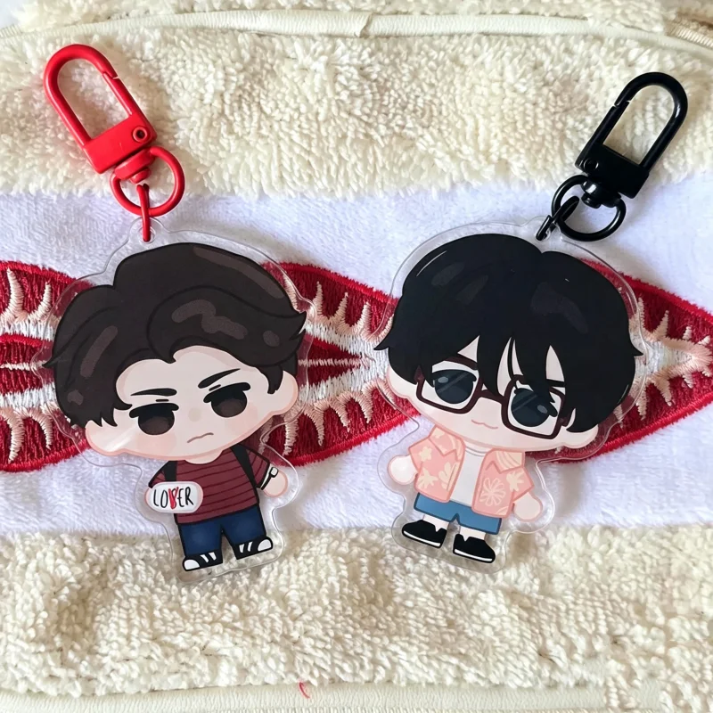 It Movie Clown Boy & Loser Club Acrylic Keychain - Cute Chibi Pennywise Style Double Sided Pendant Bag Charm Gift for Fans