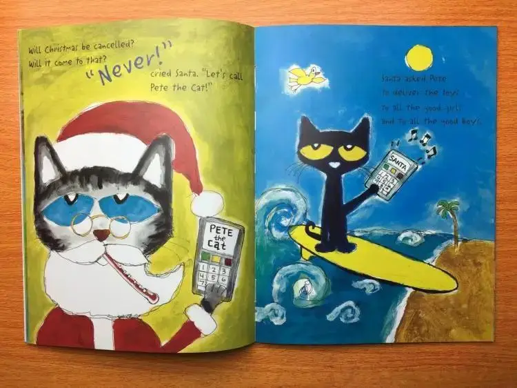 Pete The Cat Libri illustrati Bambini Neonati Storie famose Imparare storie in inglese Set di libri per bambini Regali per la lettura della buonanotte per Bab