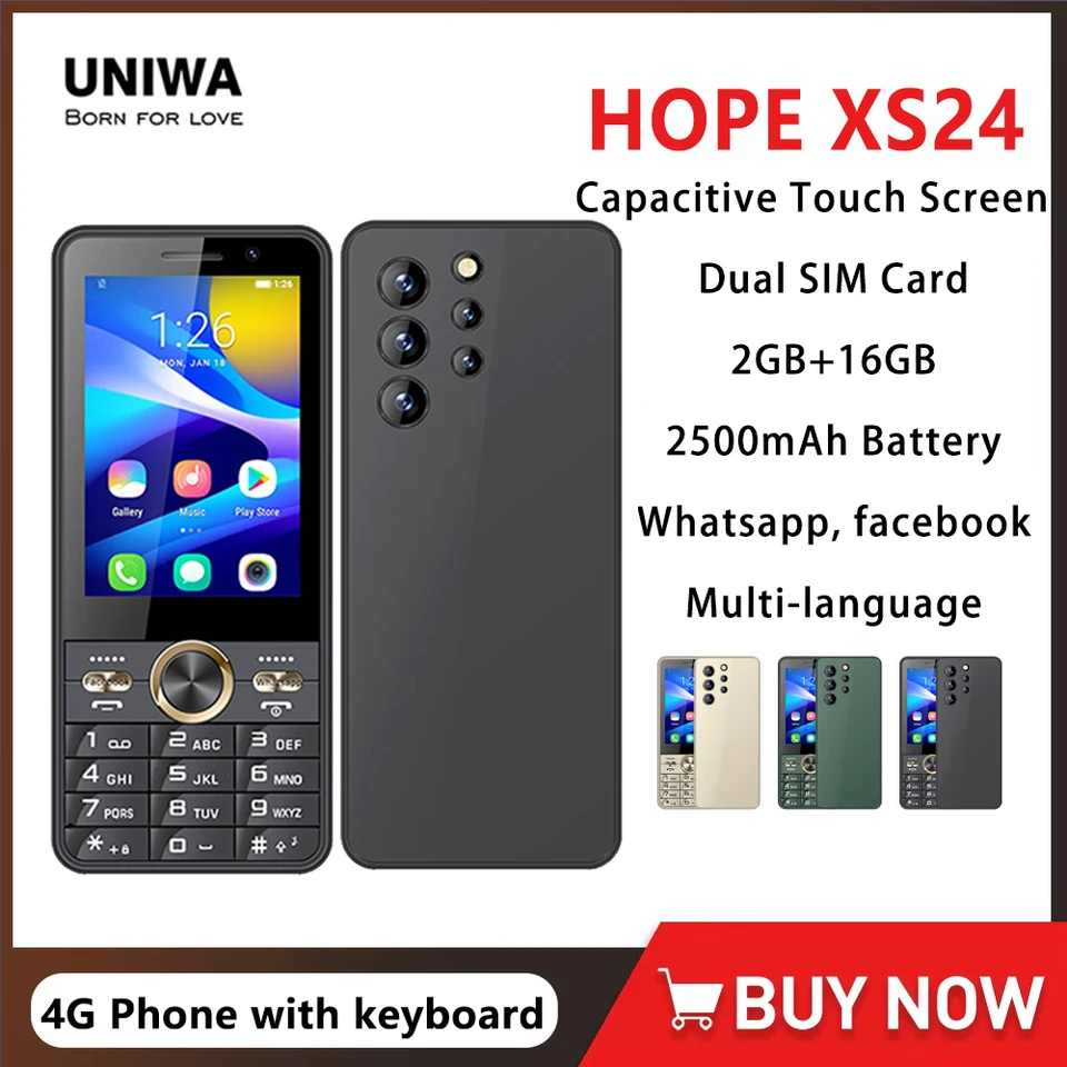 UNIWA HOPE XS24 4G Dual SIM Phone 3.5 Android 8.1