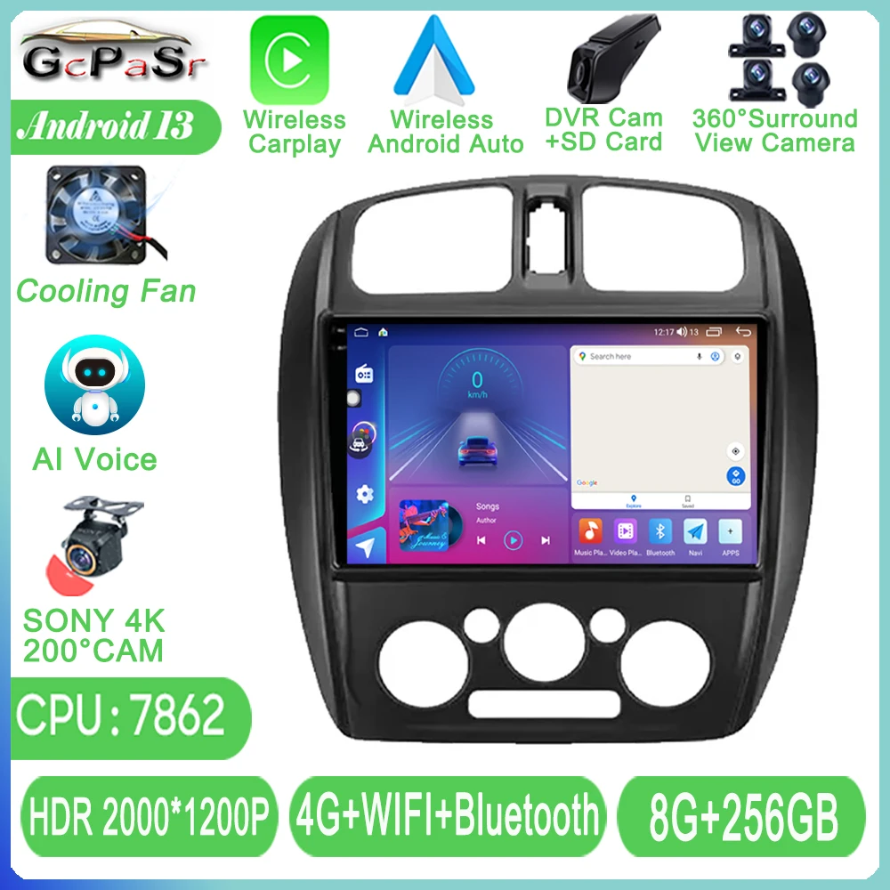 

Android Auto For Mazda 323 BJ 2000 - 2003 Car Radio Video Multimedia Player 4G WiFi Dash Cam Stereo GPS Navigation NO 2 din DVD