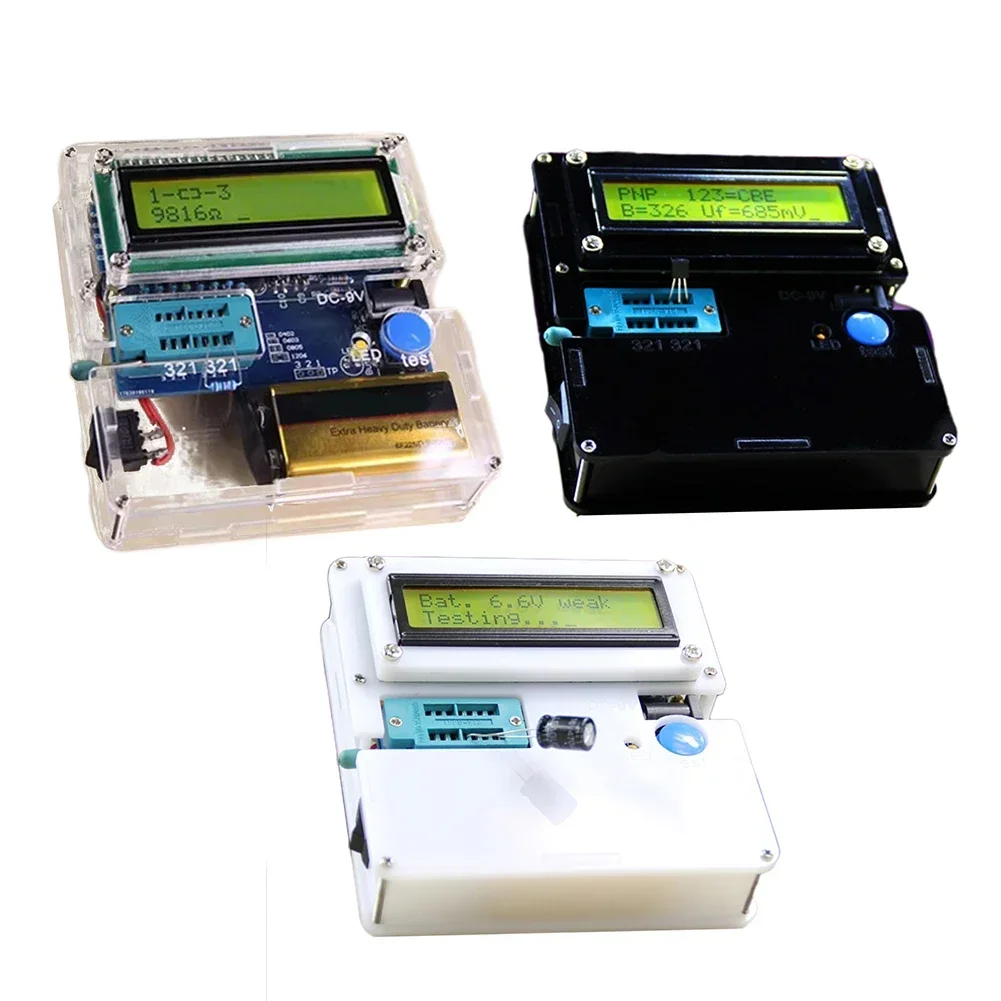 High Precision Capacitance LCR ESR Meter DIY Kit Full Color Graphic Display Multifunctional Automatic Calibration