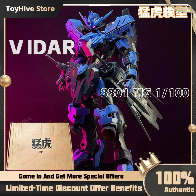 【Em Estoque】MENG HU Modelo 8801 MG Vidar Action Figure ASW-G-XX Figuras de Anime Escala 1/100 Kit de Montagem de Modelo Brinquedo de Plástico Presente para Crianças