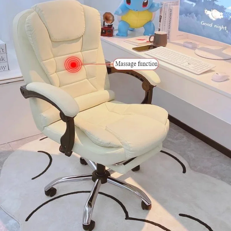 

Gamming Chair Gamer Lazy Makeup Massage Office Ergonomic Chairs Leather Rocking Comfy Silla De Gamer Recliner Computer Chair