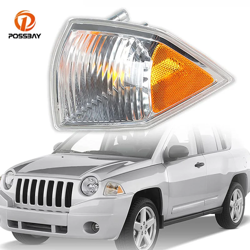 

Car Side Marker Turn Signal Light Parking Lamp Housing 68000683AB 68000682AB for Jeep Compass Limited Sport 2007 2008 2009 2010