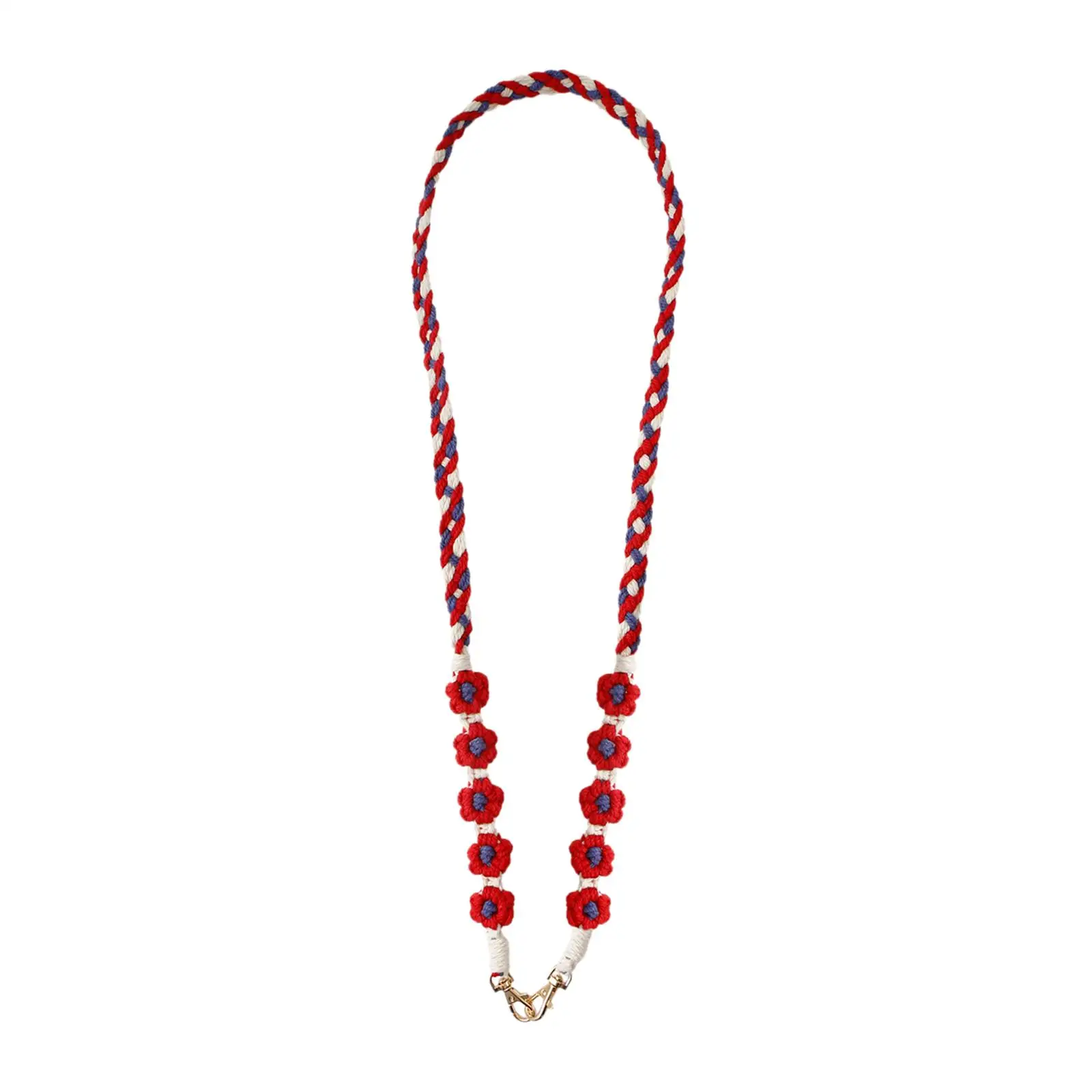 2x حبل للهاتف للهواتف المحمولة - حزام كتف بتصميم زهرة للنساء