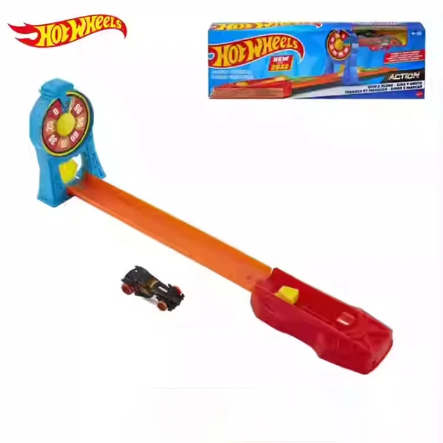 Hot Wheels Classic Stunt Electric Tower Toy Car Track Accessories Play Set Track Stunt Challenge Combo Boys Car Track Toys AliExpress
