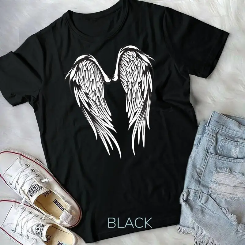 

Wings 2 On The Back Side Angel Zip Unisex T shirt
