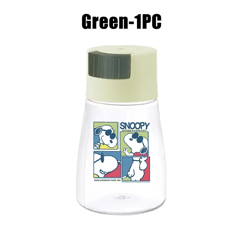 

Snoopys Quantitative Control Salt Bottle cute Quantitative Seasoning Tank Household Kitchen Monosodium Glutamate Seasoning Box