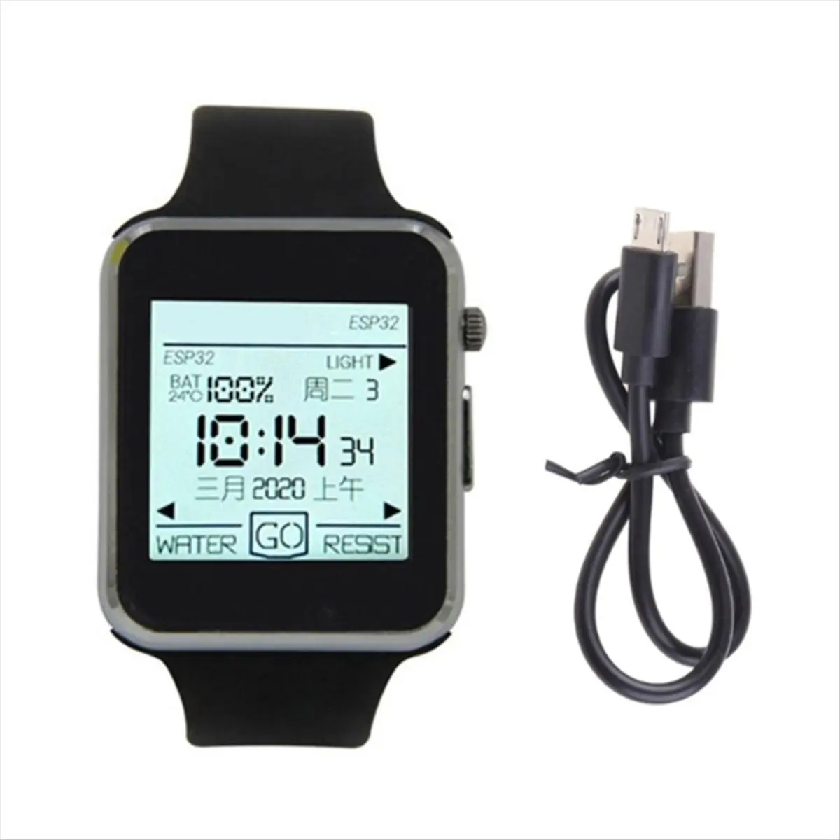 

CHFL T-WATCH-2020 Микрофон с сенсорным IPS-экраном, ESP32, Wi-Fi, Bluetooth, вибромотор, динамик, трехосевой датчик