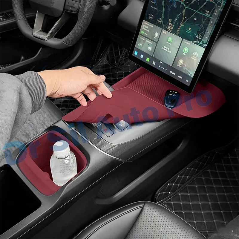 For 3rd Gen Changan Eado PLUS 2024 2025 Car Center Console Silicone Protector Pad Gear Shift Interior Mod Accessories