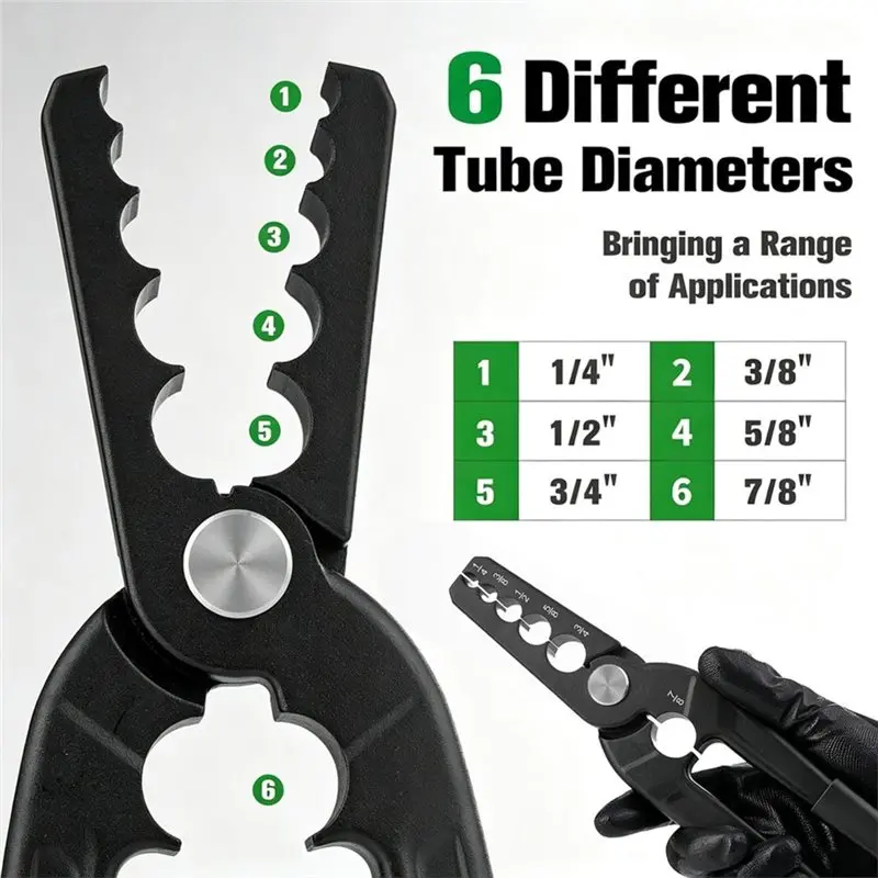 ABDJ-Copper Tube Rounder HVAC Copper Tubing Repair Tool 1/4