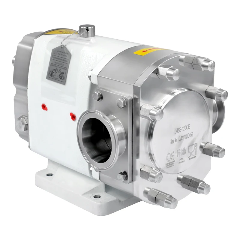 

Food Grade Stainless Steel 316L Rotary Lobe Pump Without Motor for Beverage Food Chocolate Beer Honey