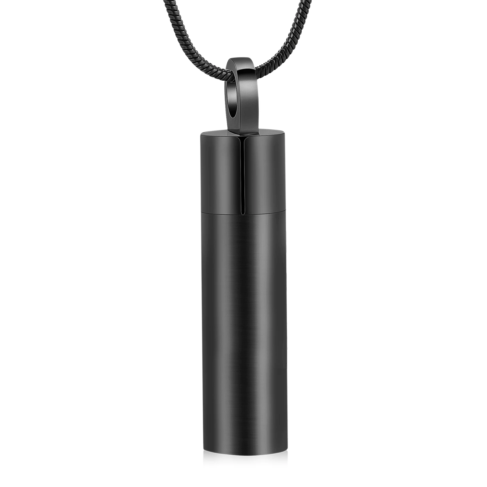 

Cremation Urn Necklace for Ashes Cylinder Cremation Jewelry Stainless Steel Ash Pendant for Women Men Keepsake Memorial Jewelry
