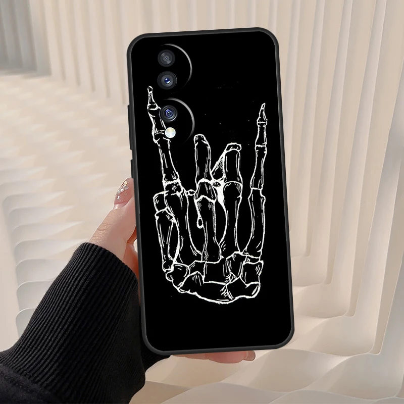 Punk Rock Funda For Honor 70 50 90 Lite X8a X9a X7a X6a X7 X8 X9 9X 8X Magic 5 Pro Magic 5 Lite Case