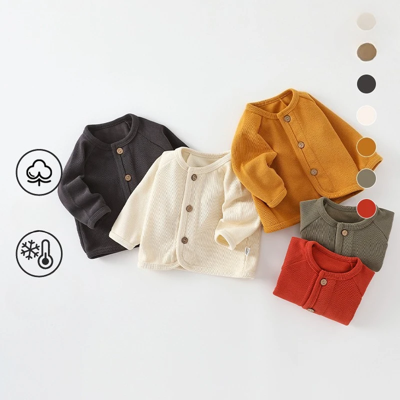 Baby-Cardigan, ultraweiche Frühlings- und Herbststrickware für Säuglinge und Kleinkinder – schick, bequem