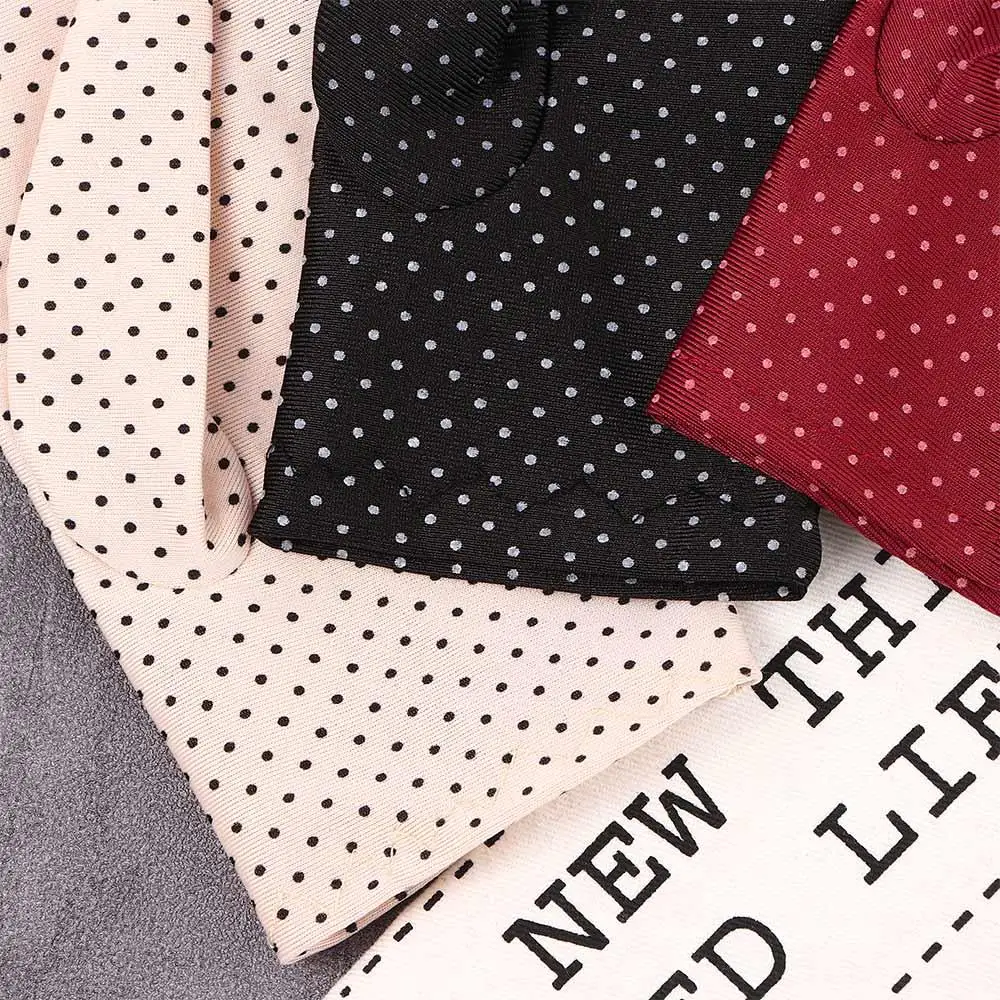 1 زوج أزياء مرنة الربيع الصيف دنة واقية من الشمس النقاط قفازات قفازات النساء قفازات القيادة #4