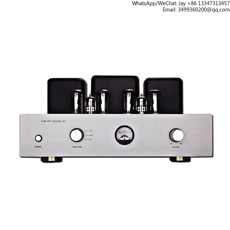 

Huayu S1 Power Amplifier Jrc5532 BT5. 0 6n2 4p1s Tube HiFi High Fidelity Integrated Amplifier 10W+10W 4-8 Ohm
