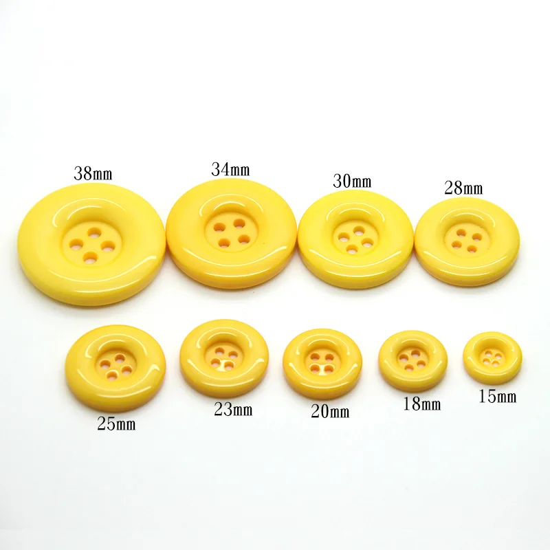 100pcs Colourful Resin Buttons Plastic Snaps For Clothes Plastic Snap Button Decorative Buttons For Tailor Sewing Accessories