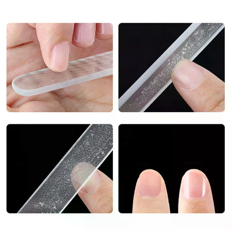 1PC Nano Glas Nagelbuffer Duurzaam Bestand Shiner Manicure Bestanden Nail Nail Art Tool