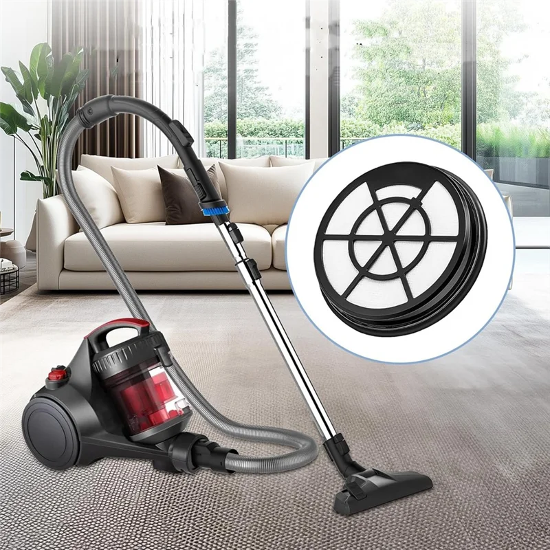 KEOL-NEN110B NEN110A Vacuümfilter voor Eureka Whirlwind zakloze stofzuiger, 6 stuks inlaatframe en sponsfilter