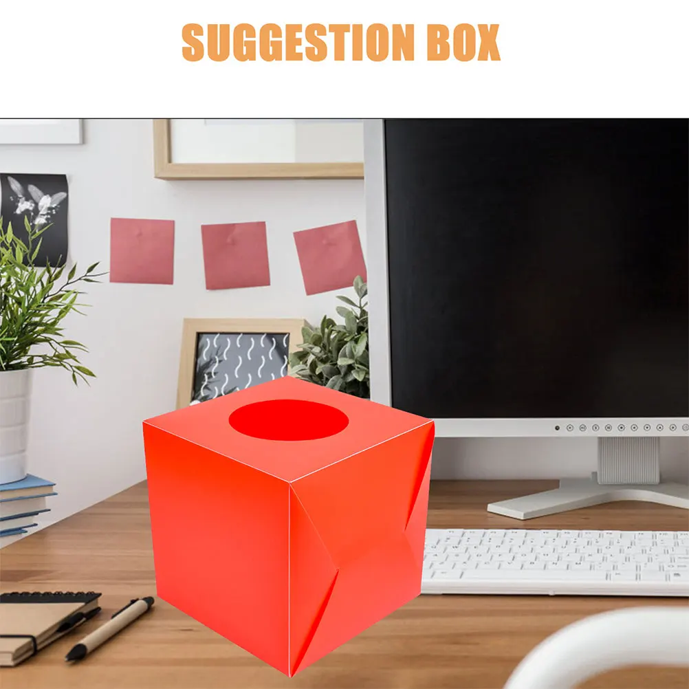 2Pcs Multi-Function Lottery Box Portable Raffle Ticket Container for Office Gathering Event Voting Suggestion Draw