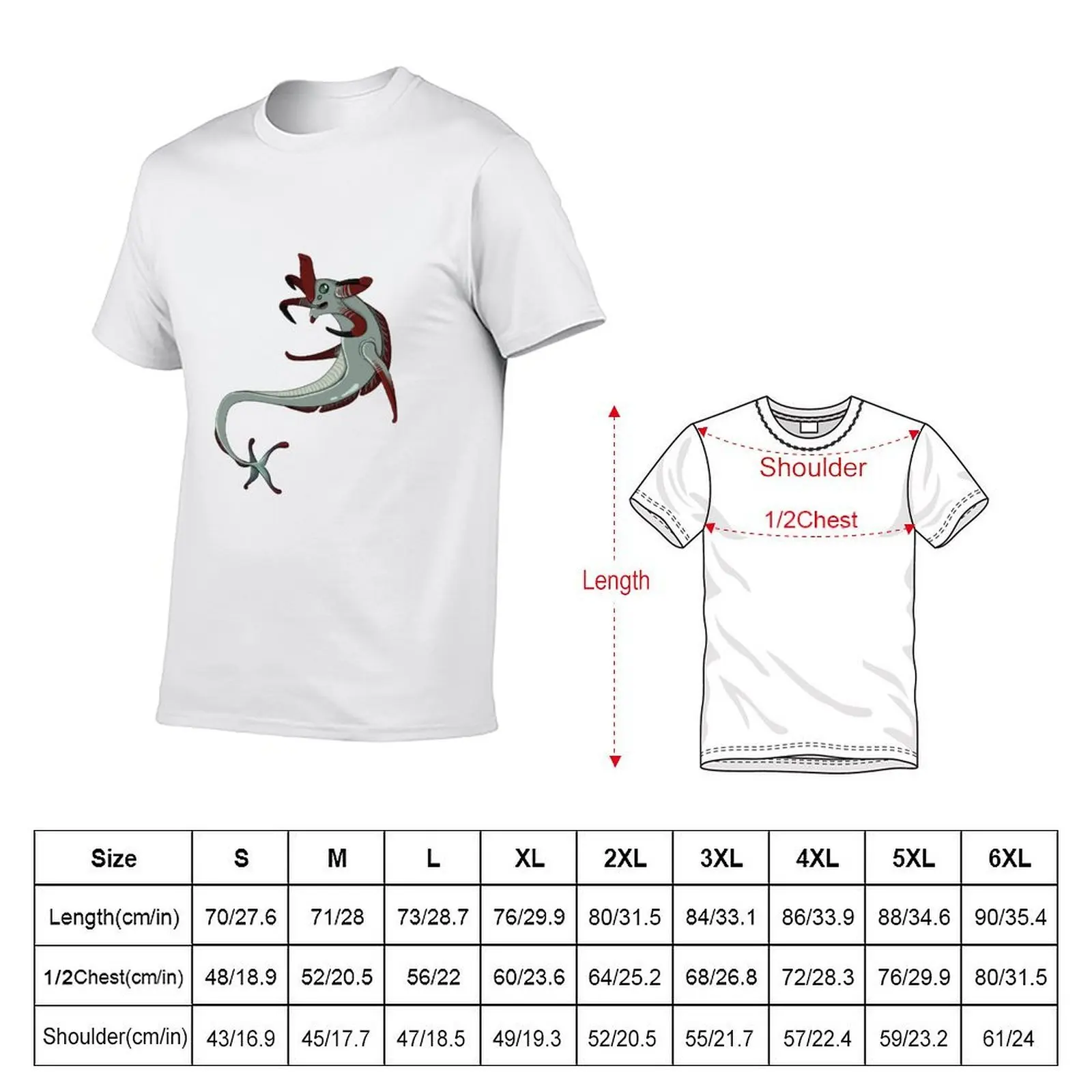 Reaper Leviathan T-Shirt Minimalist Plain Crew Neck T-Shirt