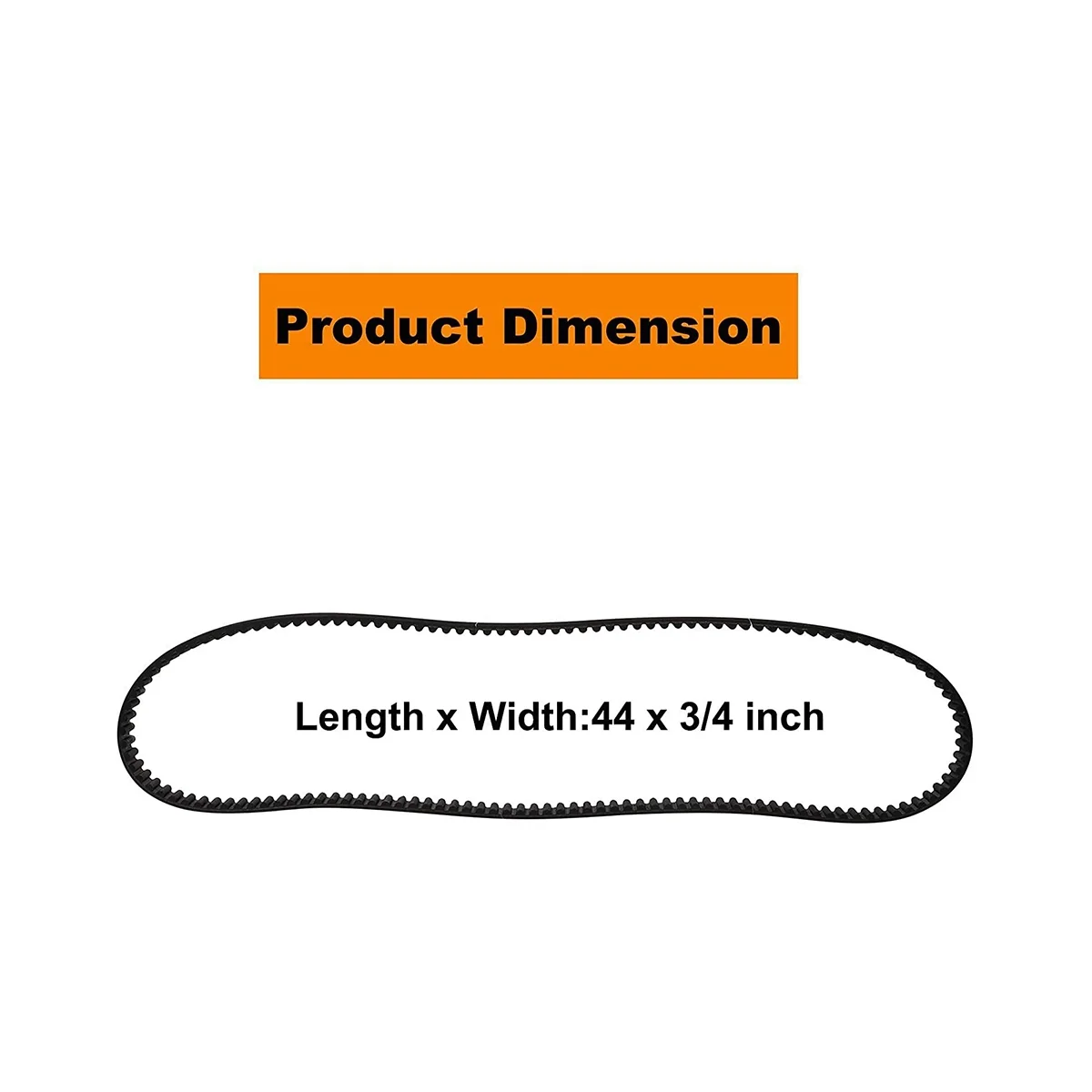 120-3335 Lawn Mower Belt for 30Inch TimeMaster Deack, 1203335