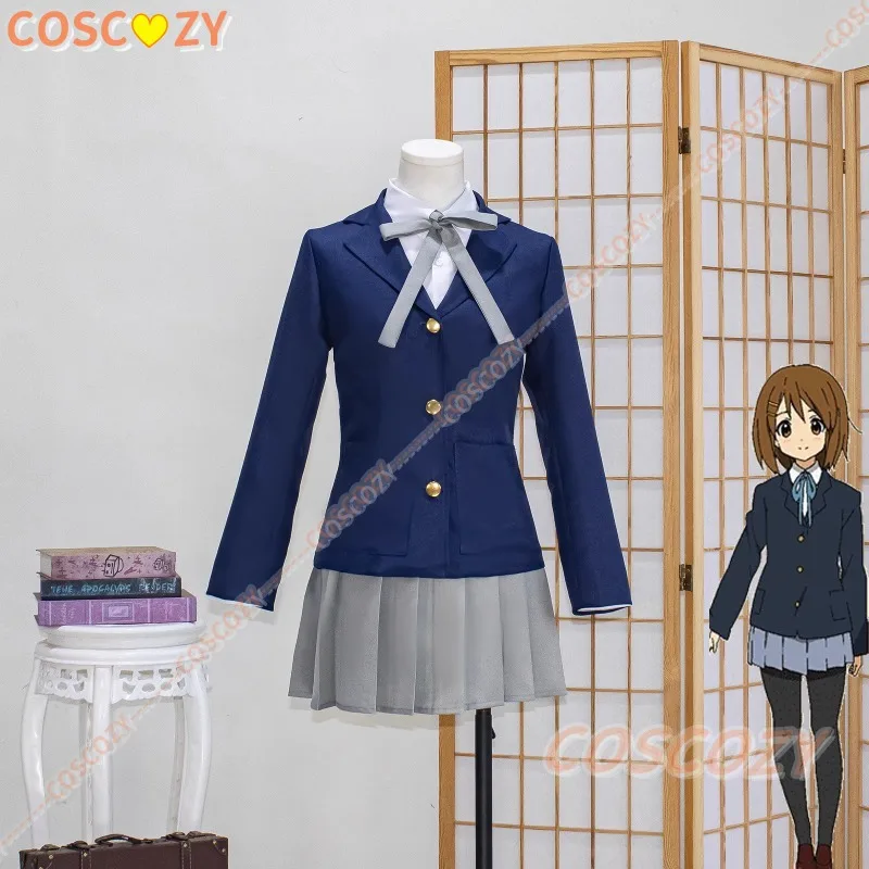 Anime K-ON! Akiyama Mio Costume Hirasawa Yui Cosplay Wig High School Girls Uniforms Woman JK Uniform Halloween Party Costumes