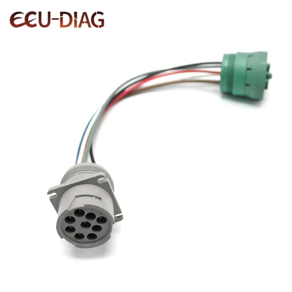 كابل تشخيص تمديد 9 دبوس لأداة تشخيص حفارة محول Cat ET3 #5