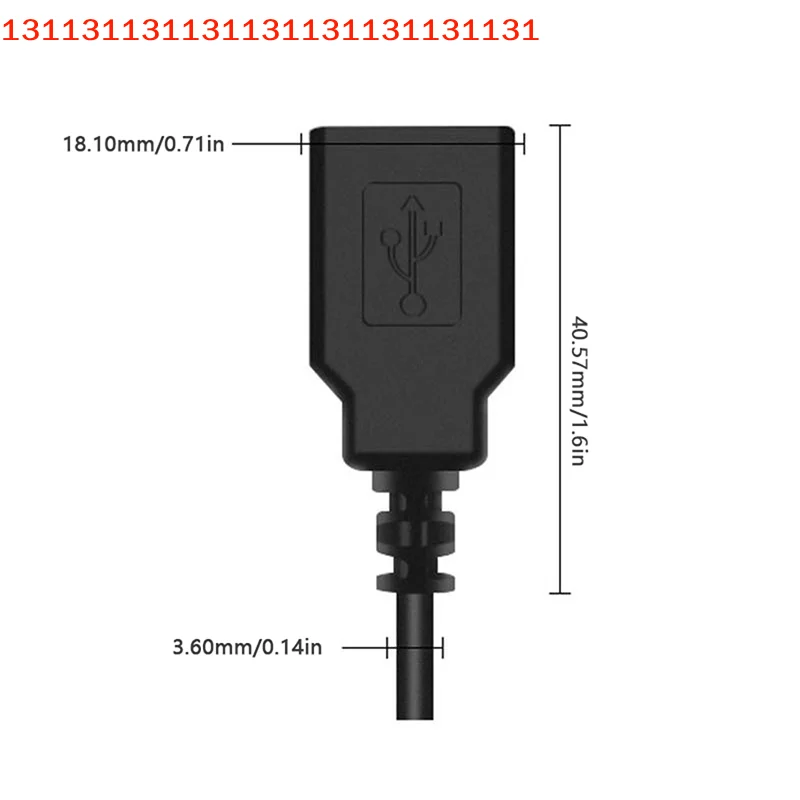 1PC Male/Female Connector Computer Peripheral Accessories USB to 4P MX1.25 Female to USB 2.0 Terminal Data Cable
