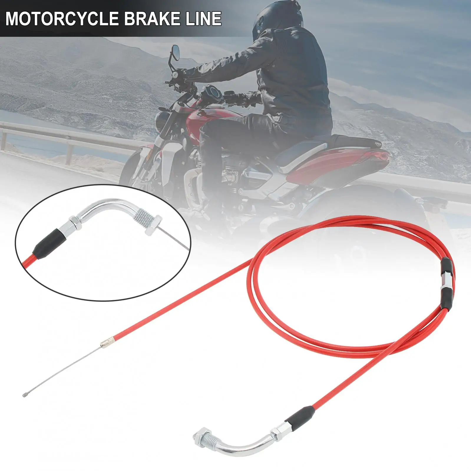 190cm  Motorcycle Universal Refitting Throttle Cable Fit for HONDA / Yamaha / Keihin Modified Carburetor Bucket Throttle Line